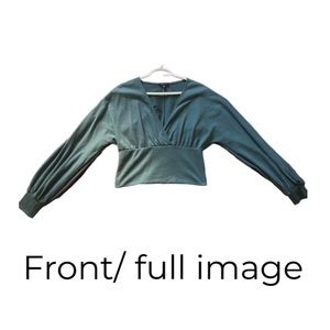 A classy, chic V neck blouse from Dynamite